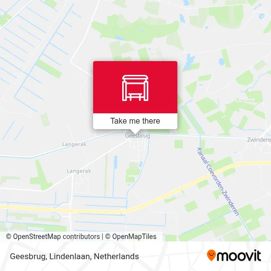Geesbrug, Lindenlaan map