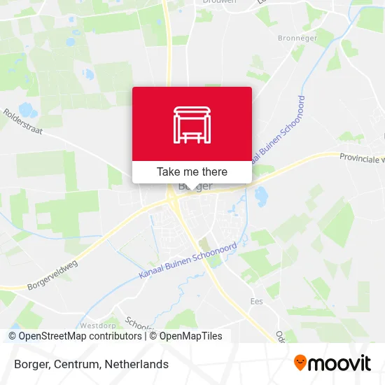 Borger, Centrum Karte