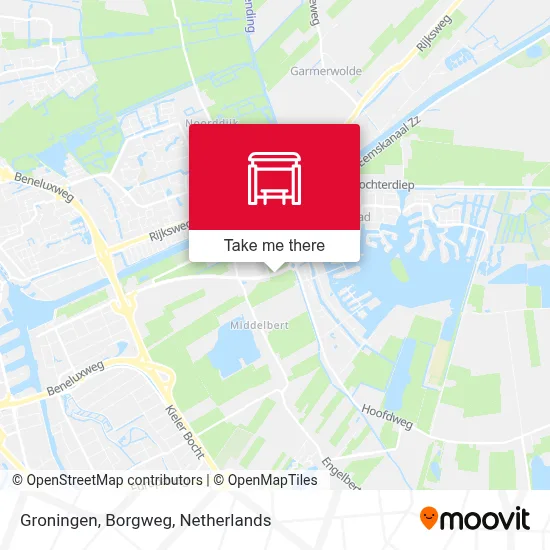 Groningen, Borgweg map