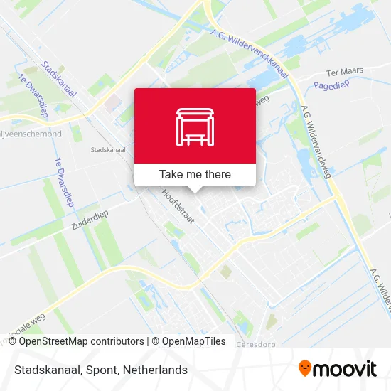 Stadskanaal, Spont map
