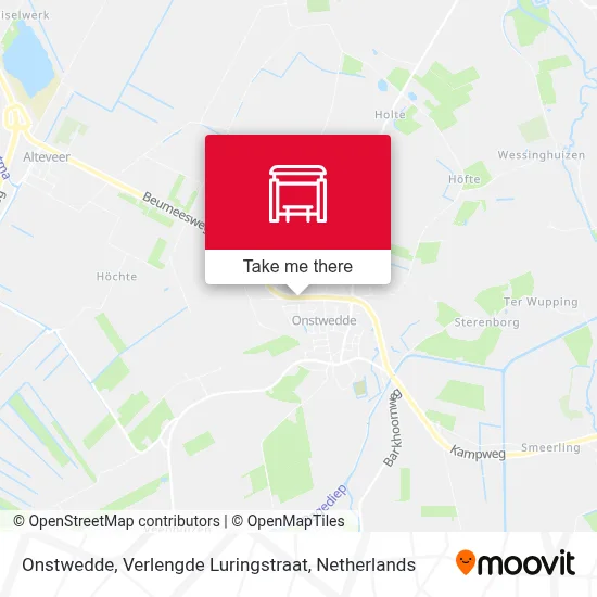 Onstwedde, Verlengde Luringstraat map