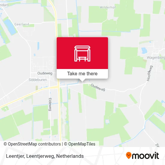 Leentjer, Leentjerweg map