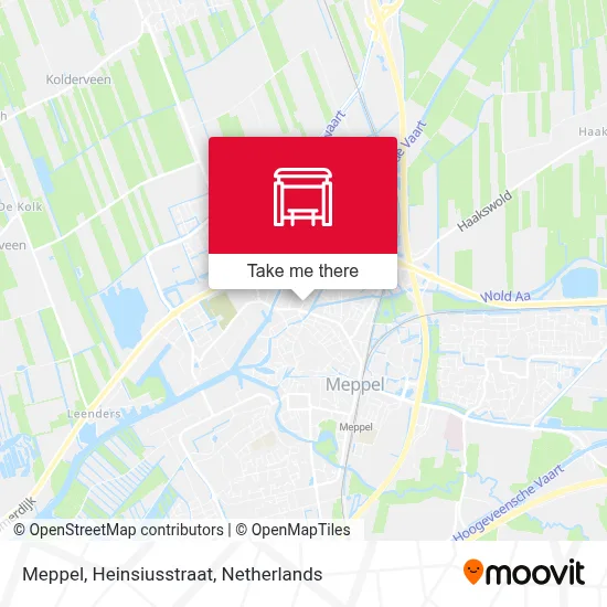 Meppel, Heinsiusstraat map