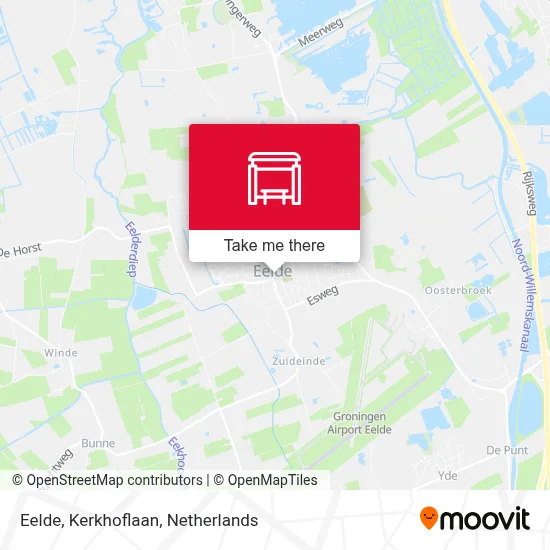 Eelde, Kerkhoflaan map