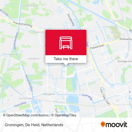 Groningen, De Held map