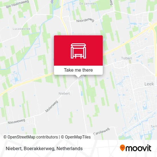 Niebert, Boerakkerweg map