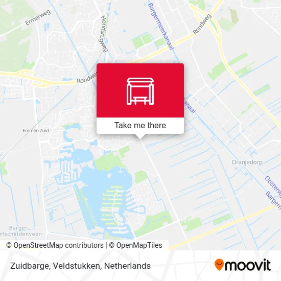 Zuidbarge, Veldstukken map