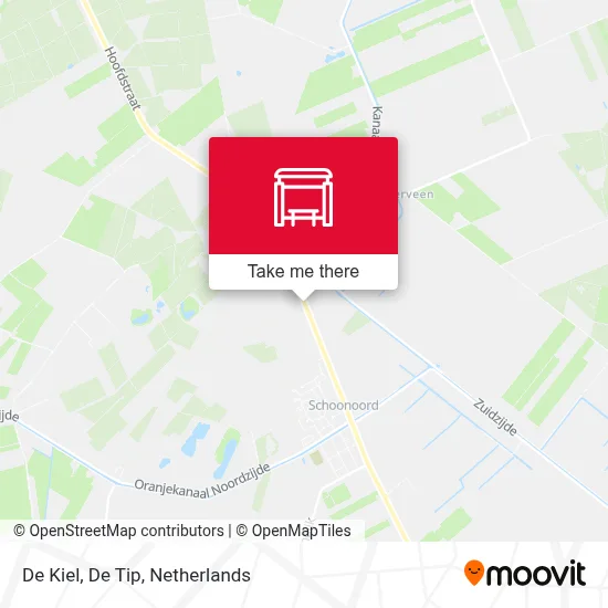 De Kiel, De Tip map