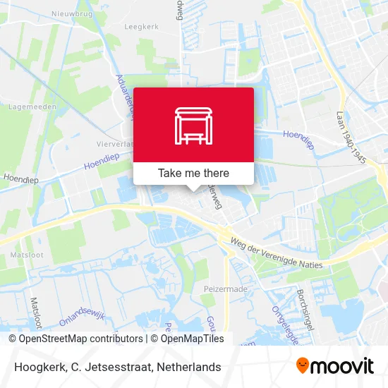 Hoogkerk, C. Jetsesstraat map