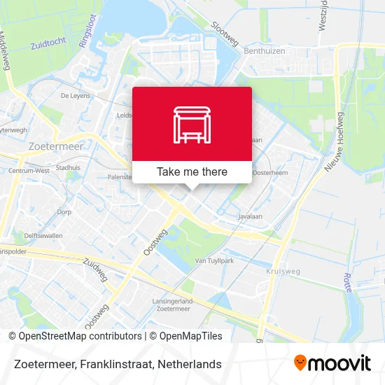 Zoetermeer, Franklinstraat map