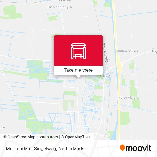 Muntendam, Singelweg map