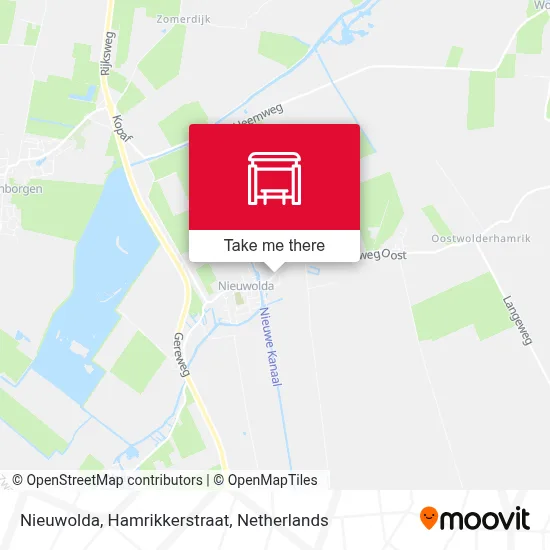 Nieuwolda, Hamrikkerstraat map