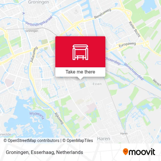 Groningen, Esserhaag map