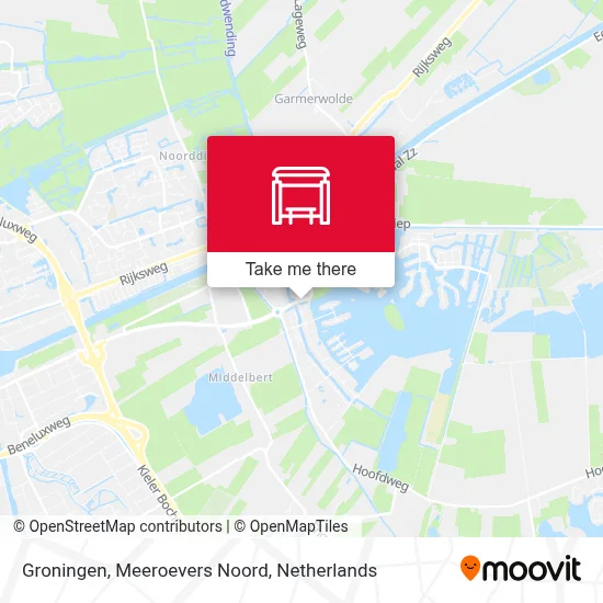 Groningen, Meeroevers Noord map