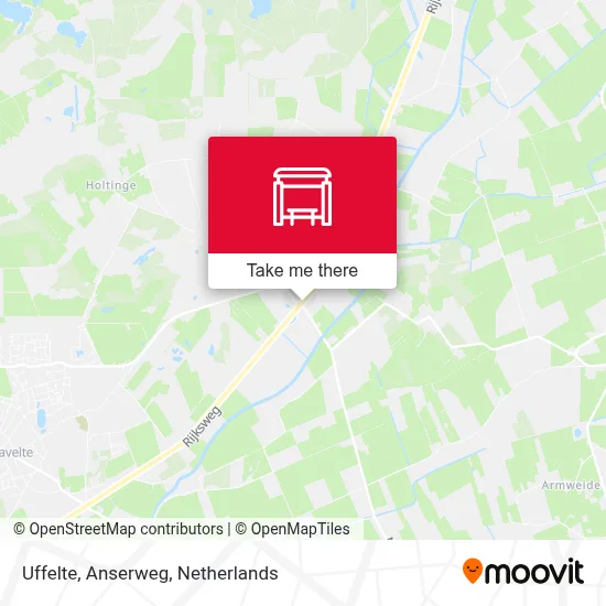 Uffelte, Anserweg Karte