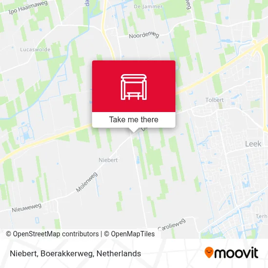 Niebert, Boerakkerweg map