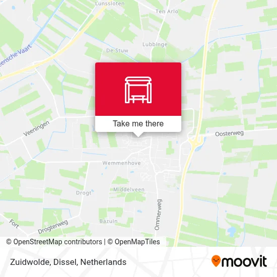 Zuidwolde, Dissel Karte