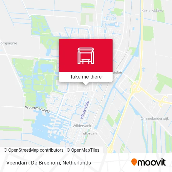 Veendam, De Breehorn map