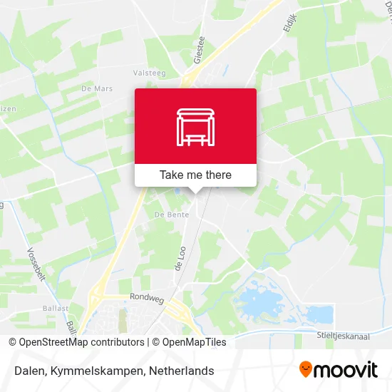 Dalen, Kymmelskampen map