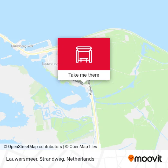 Lauwersmeer, Strandweg map