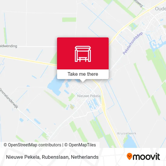 Nieuwe Pekela, Rubenslaan map