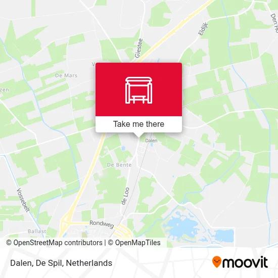 Dalen, De Spil map