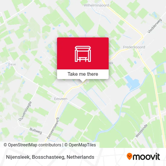 Nijensleek, Bosschasteeg map