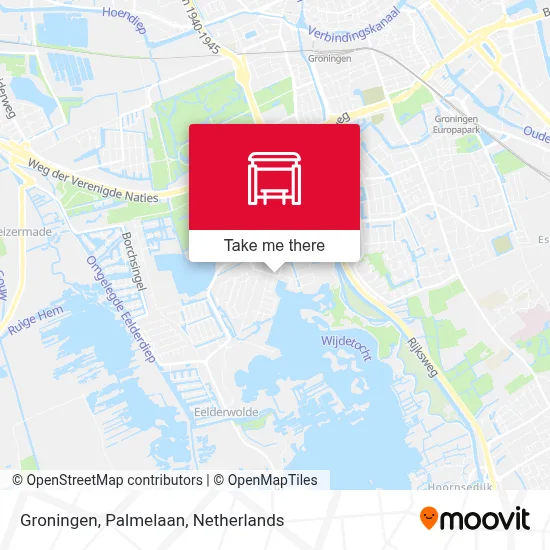 Groningen, Palmelaan map