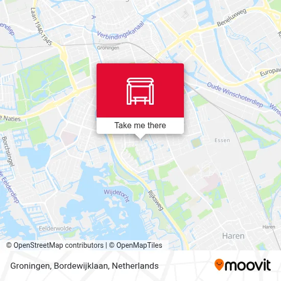 Groningen, Bordewijklaan map