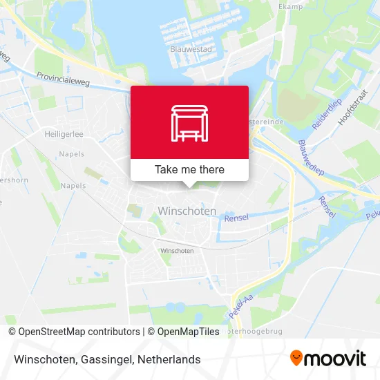Winschoten, Gassingel map