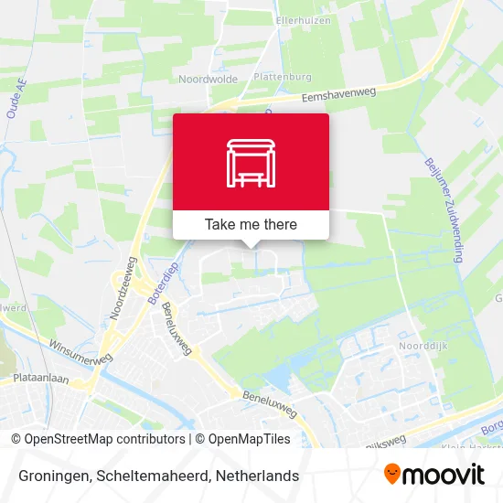 Groningen, Scheltemaheerd map