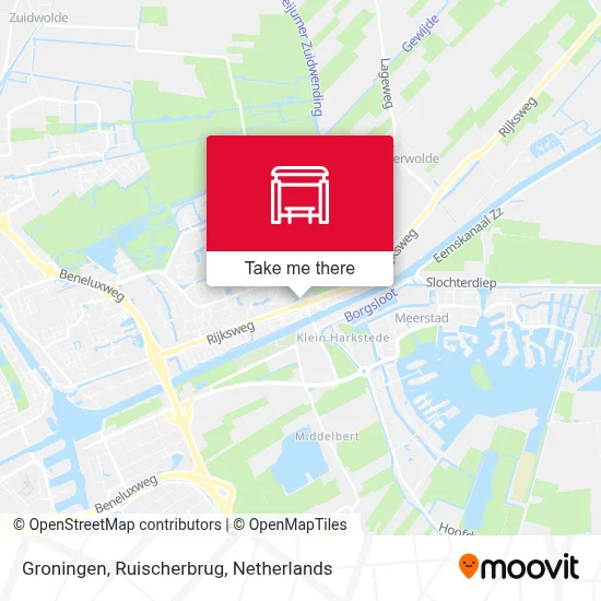 Groningen, Ruischerbrug map