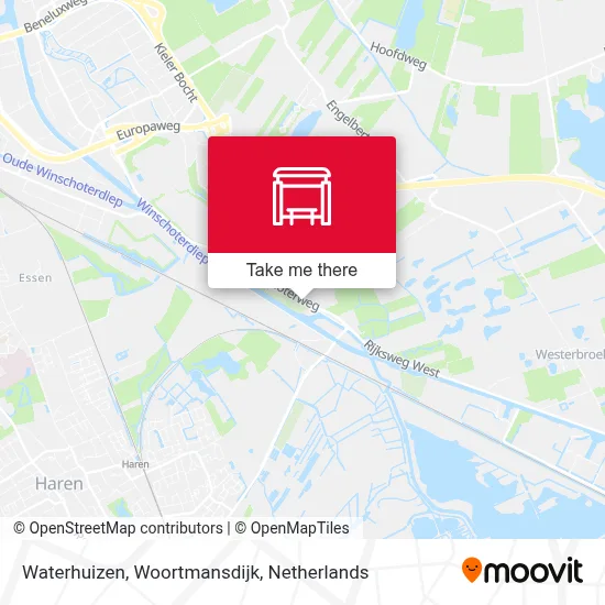 Waterhuizen, Woortmansdijk map