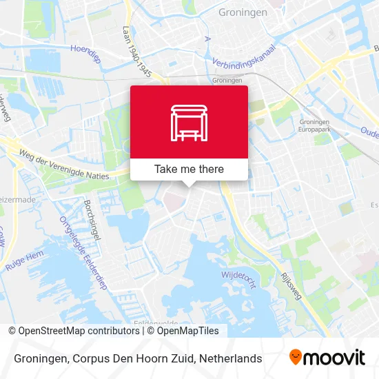 Groningen, Corpus Den Hoorn Zuid map
