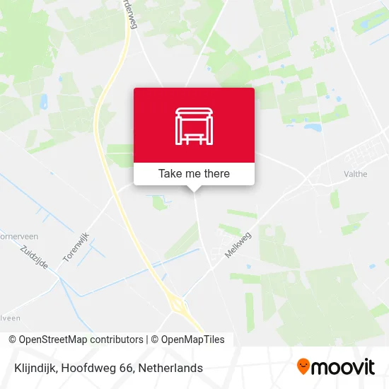 Klijndijk, Hoofdweg 66 map
