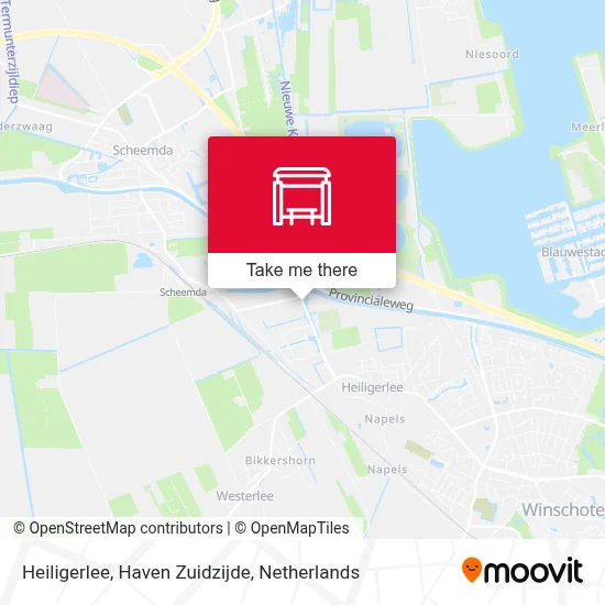 Heiligerlee, Haven Zuidzijde map
