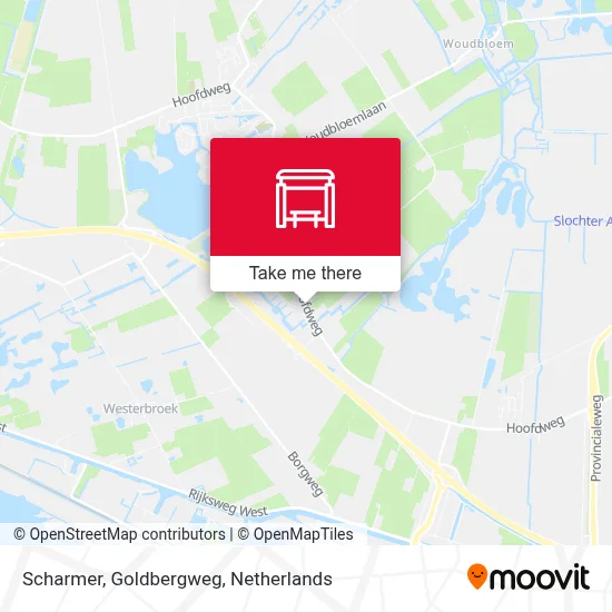 Scharmer, Goldbergweg map
