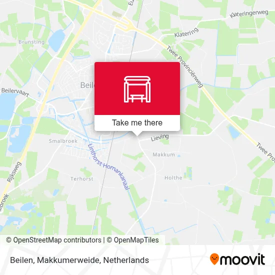Beilen, Makkumerweide map