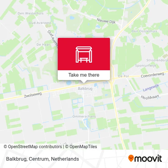 Balkbrug, Centrum map
