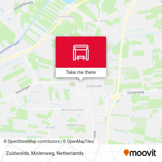 Zuidwolde, Molenweg map