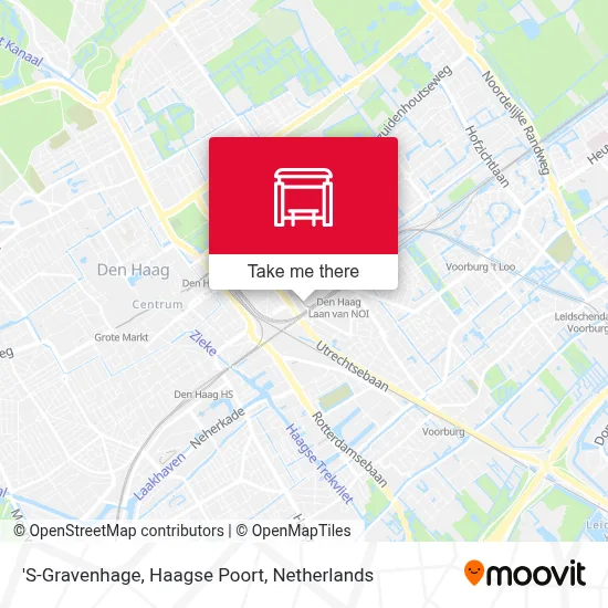 'S-Gravenhage, Haagse Poort map