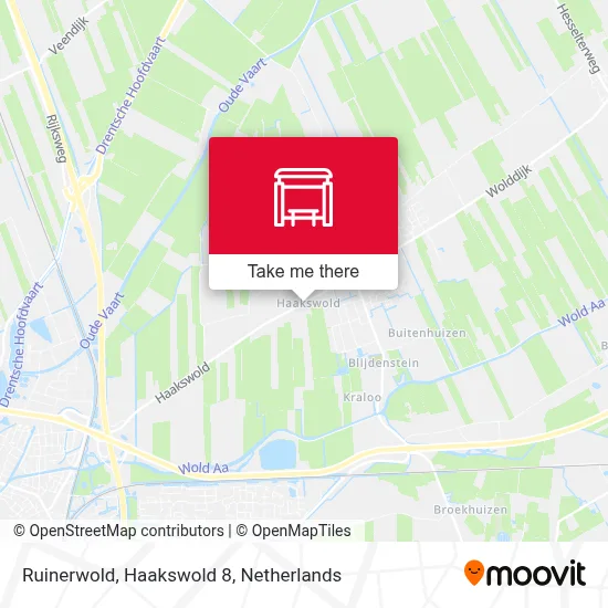 Ruinerwold, Haakswold 8 map
