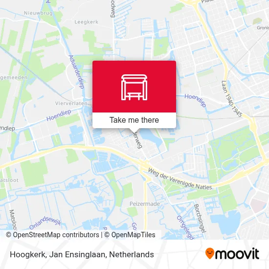 Hoogkerk, Jan Ensinglaan map