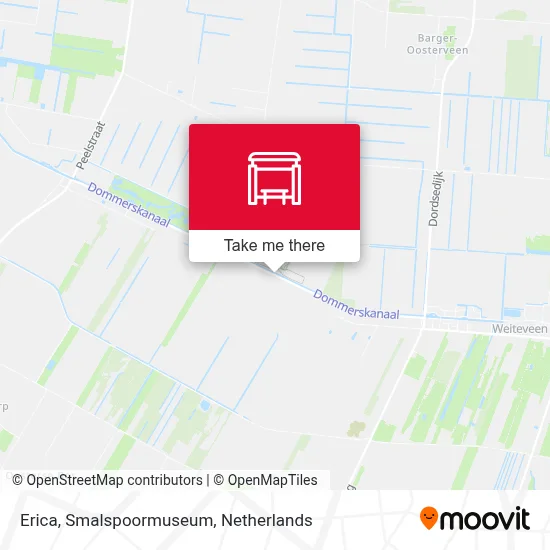 Erica, Smalspoormuseum map