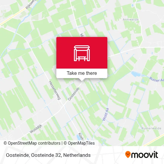 Oosteinde, Oosteinde 32 Karte
