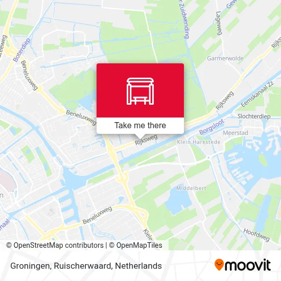 Groningen, Ruischerwaard map