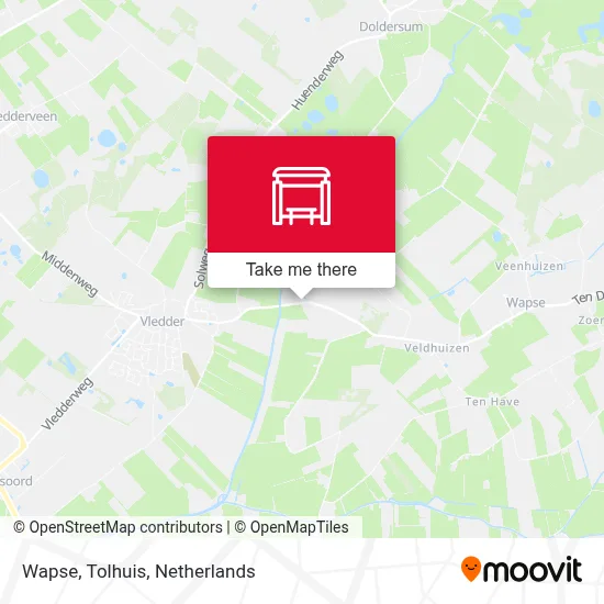 Wapse, Tolhuis map
