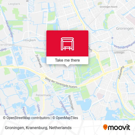 Groningen, Kranenburg map