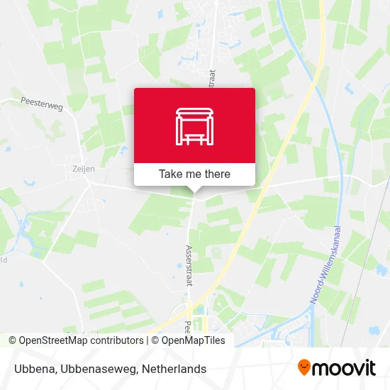 Ubbena, Ubbenaseweg Karte