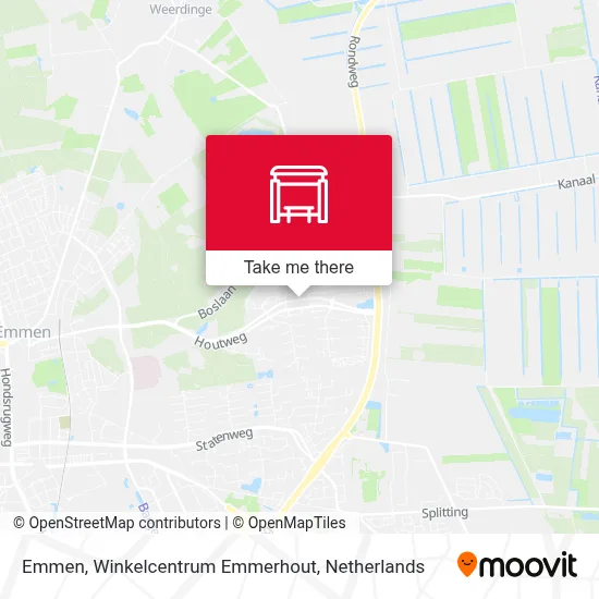 Emmen, Winkelcentrum Emmerhout map